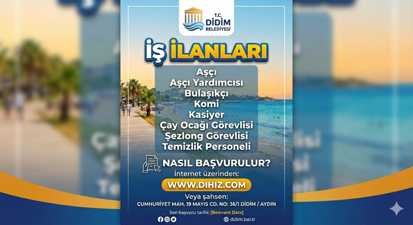 Didim Belediyesi Personel Alım İlanı Yayınlandı