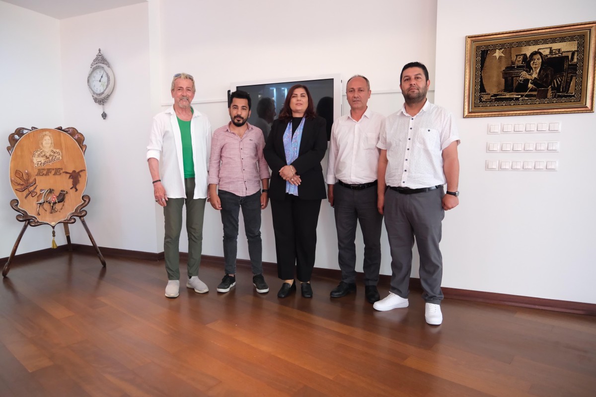 DİDİM ÇALIŞAN GAZETECİLER CEMİYETİ'NDEN BAŞKAN ÇERÇİOĞLU'NA  NEZAKET ZİYARETİ